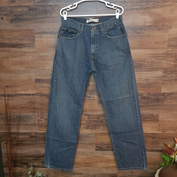 Vtg Levi's Jeans 33x34 Measures 32x33 Relaxed Straight 559 Medium Wash Y2K - Picture 1 of 10